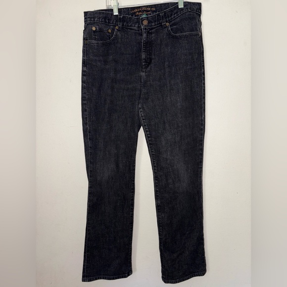 Ralph Lauren Denim - Lauren Jeans Co. Ralph Lauren Classic Straight Black Denim Jeans